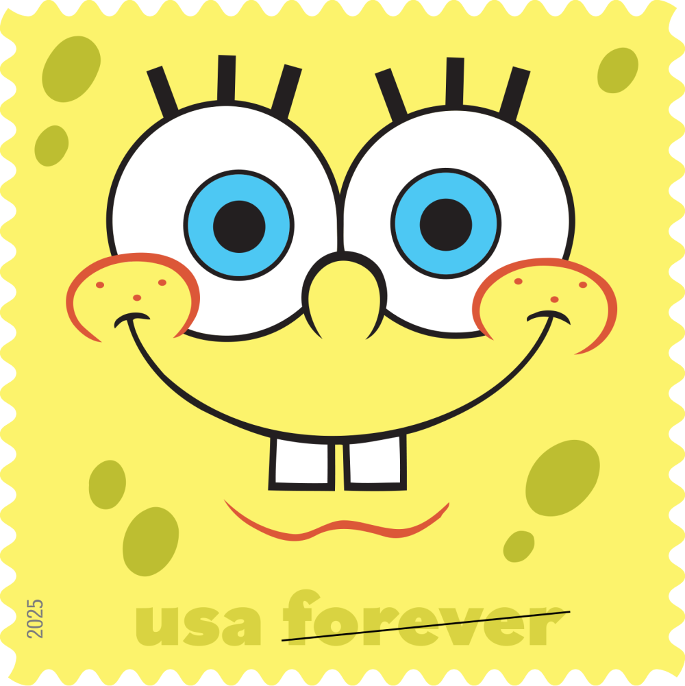 2025 SpongeBob Squarepants Stamps 80 pcs
