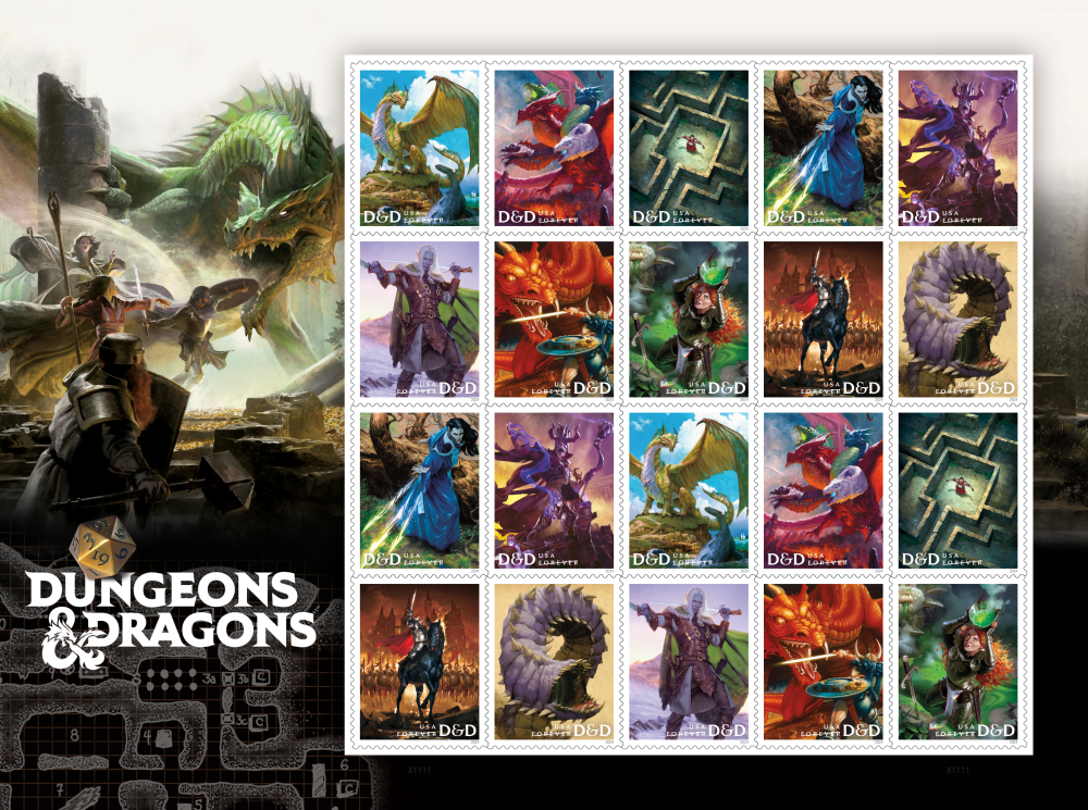 2024 Dungeons & Dragons Stamps