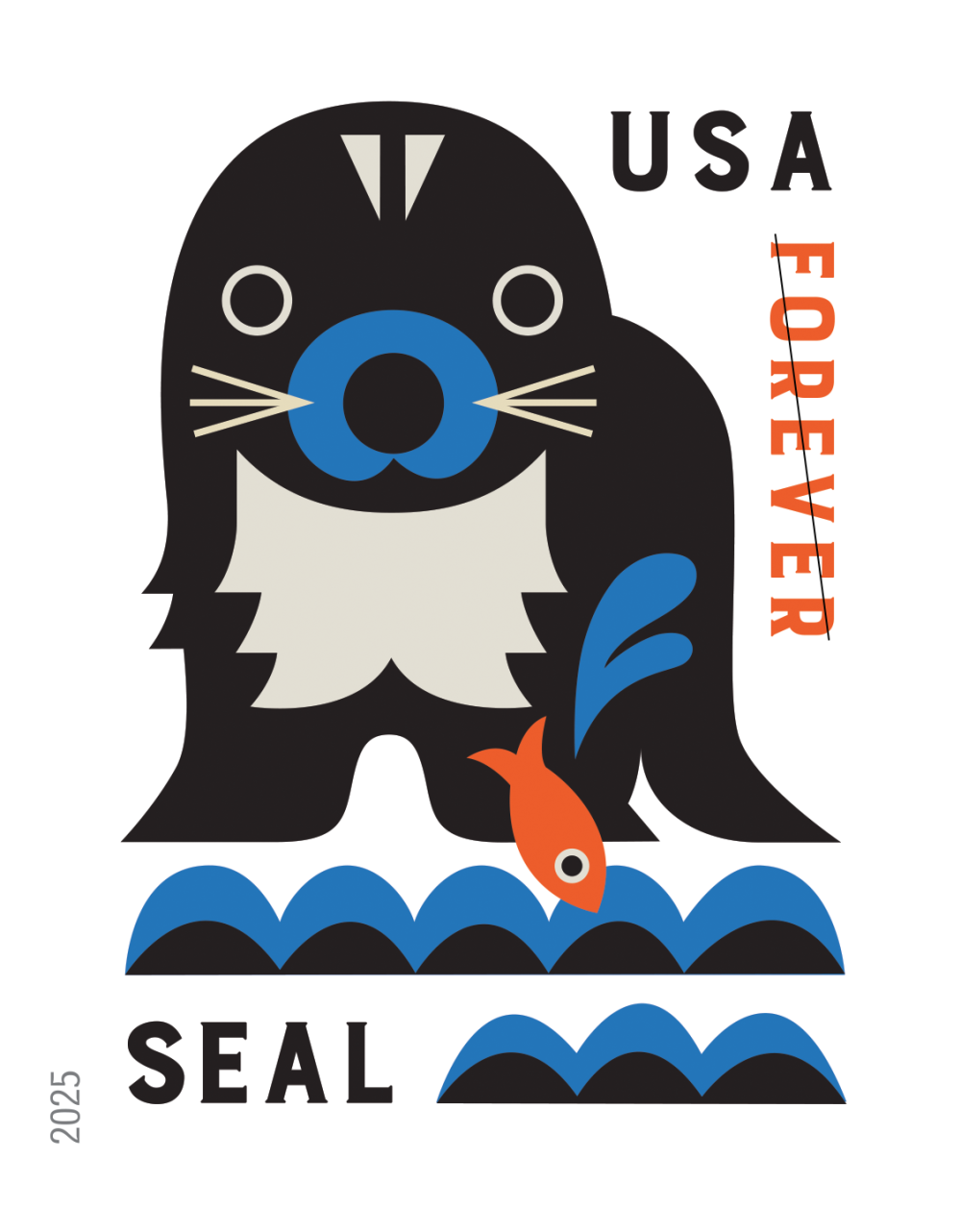 2025 Baby Wild Animals Stamps 100 pcs