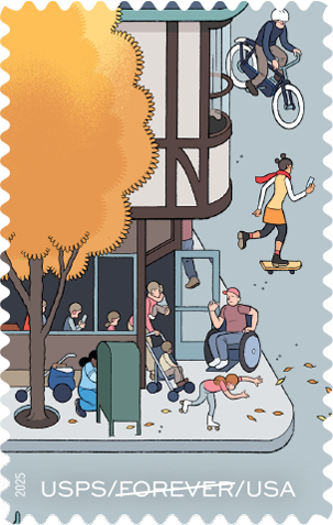 2025. 250 Years of Delivering Stamps 100 pcs