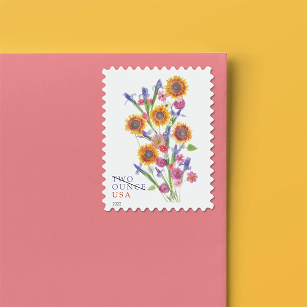 2022 Sunflower Bouquet Two Ounce Forever®Stamp