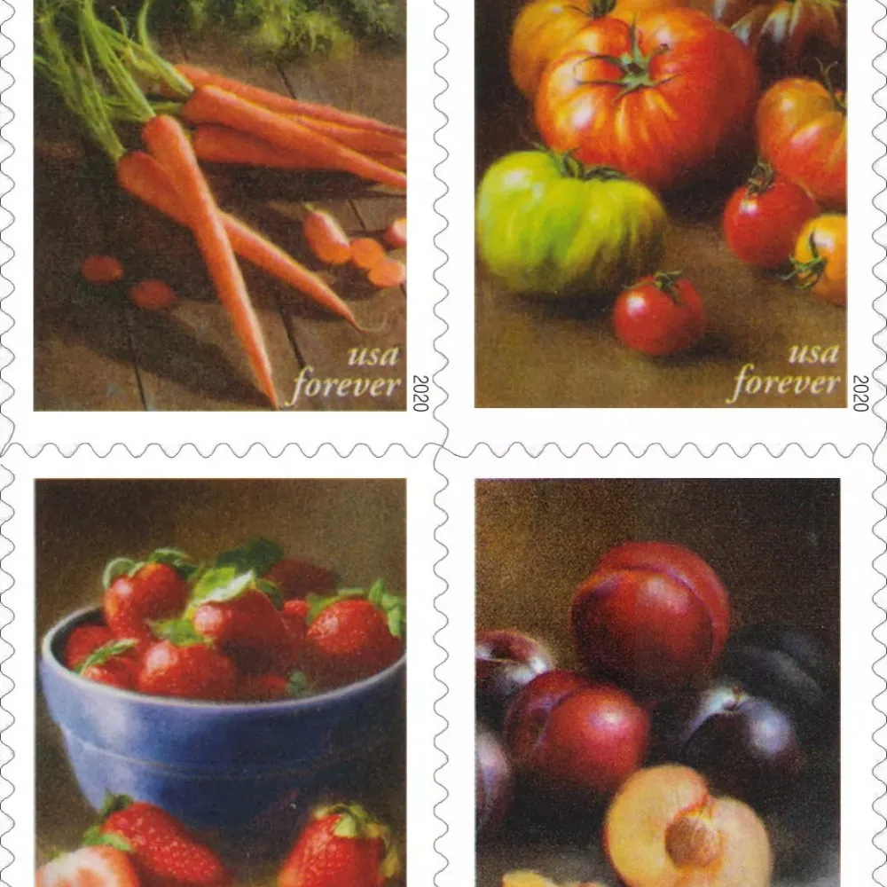 2020 Fruits and Vegetables Stamps