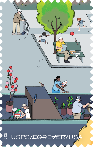 2025. 250 Years of Delivering Stamps 100 pcs