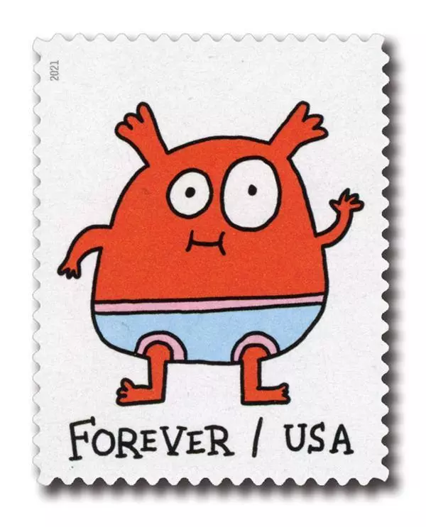 2021 Message Monsters Stamps