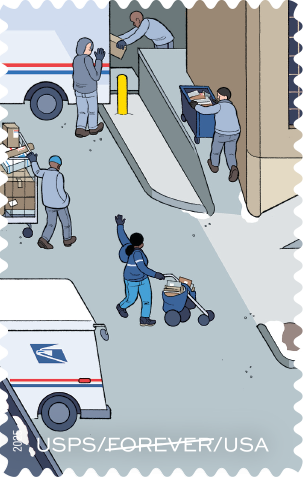 2025. 250 Years of Delivering Stamps 100 pcs