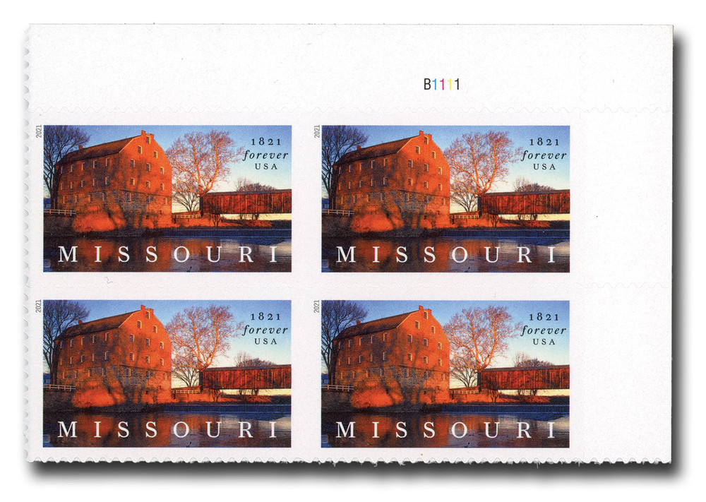 2021 Missouri Statehood Stamps 100 PCS