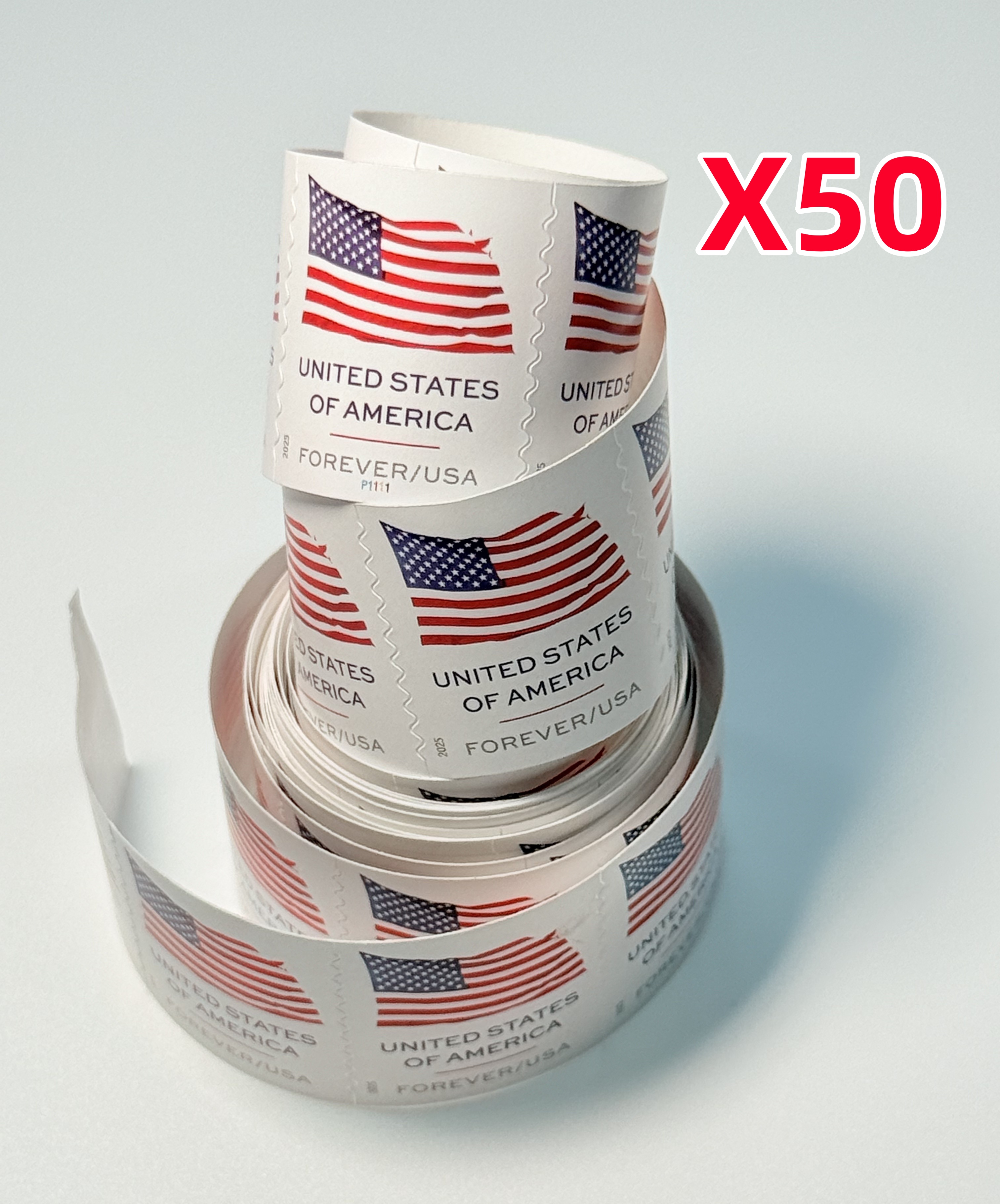 2025 U.S. Flag Stamps 50 rolls