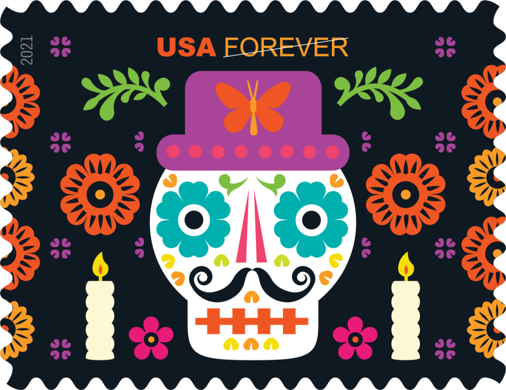 2021 Day of the Dead stamps
