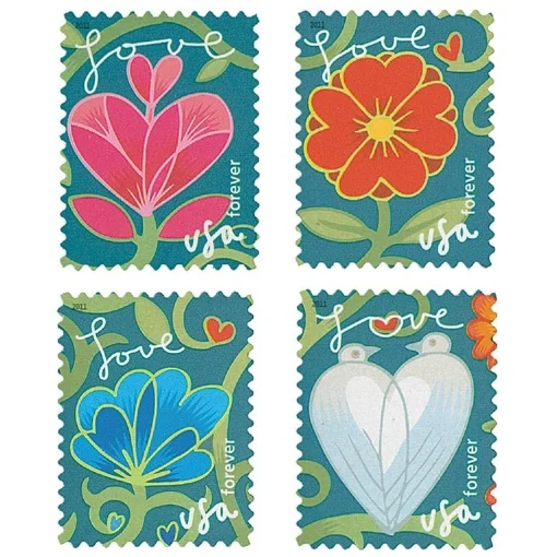 2011 Garden of Love Stamps