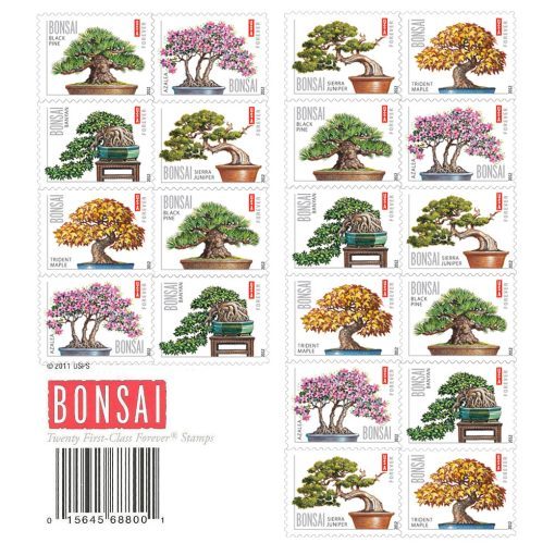 2012 Bonsai Tree  stamps