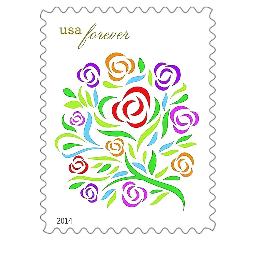 2014 Where Dreams Bloom Stamps 100 PCS