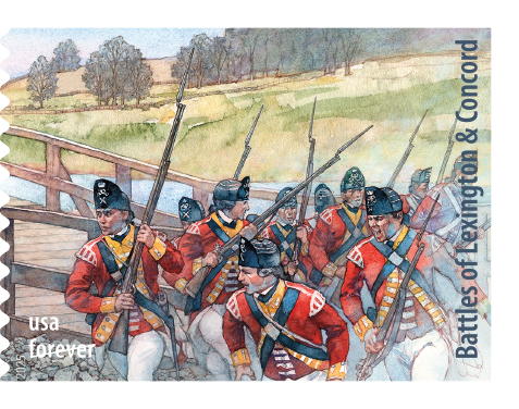 2025 Battlefields of the American Revolution Stamps