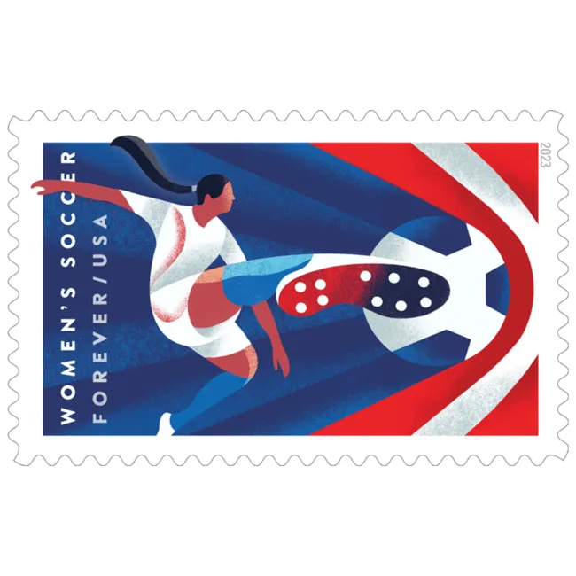 2023 Women's Soccer Stamps