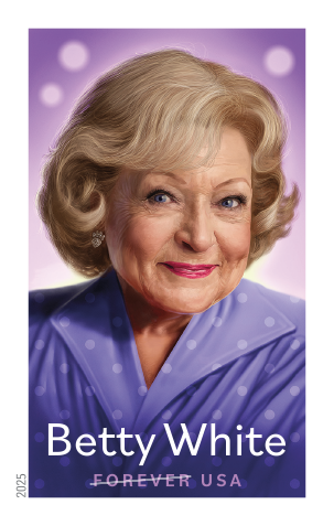 2025 Betty White Stamps 100 pcs