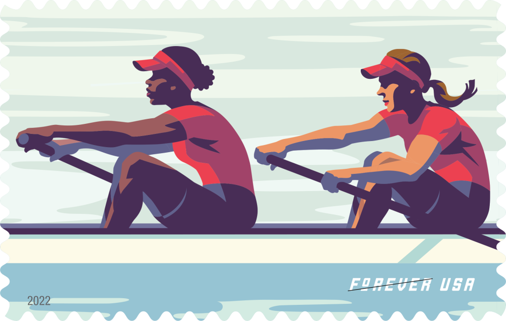 2022 Women's Rowing Stamps 100 PCS