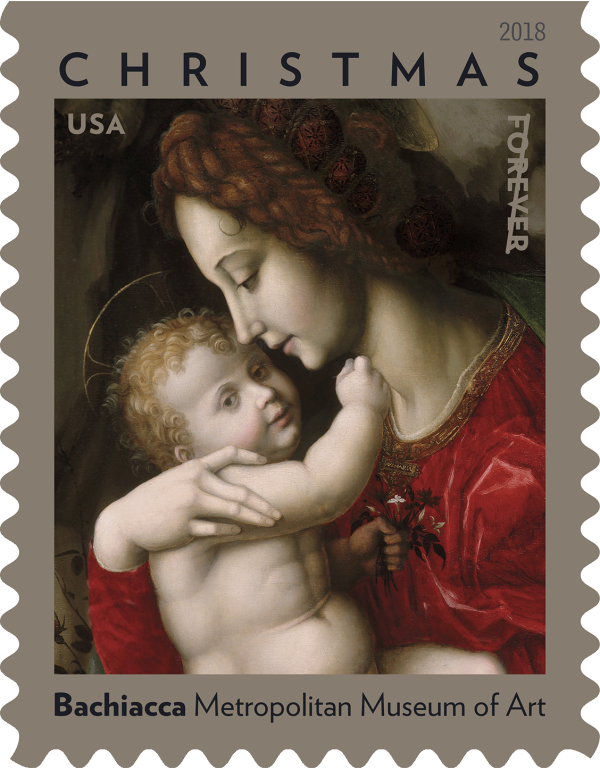 2018 Madonna and Child by Bachiacca Stamps