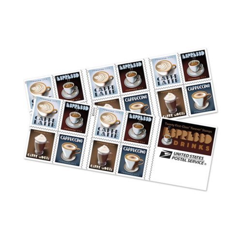 2021 Espresso Drinks Coffee Forever stamps
