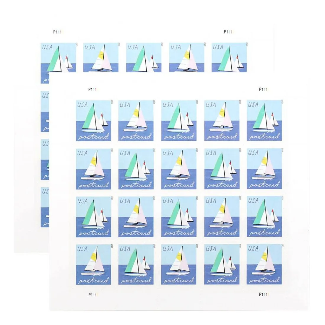 2023 Sailboats Postcard Stamps