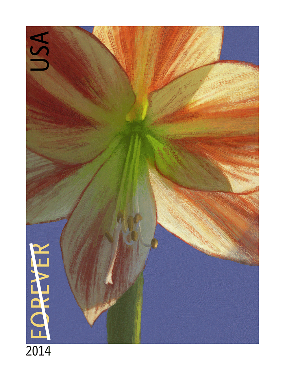 2014 Winter Flowers Stamps